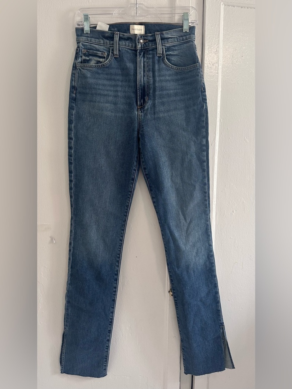 Favorite Daughter High-Rise Straight Leg Jeans